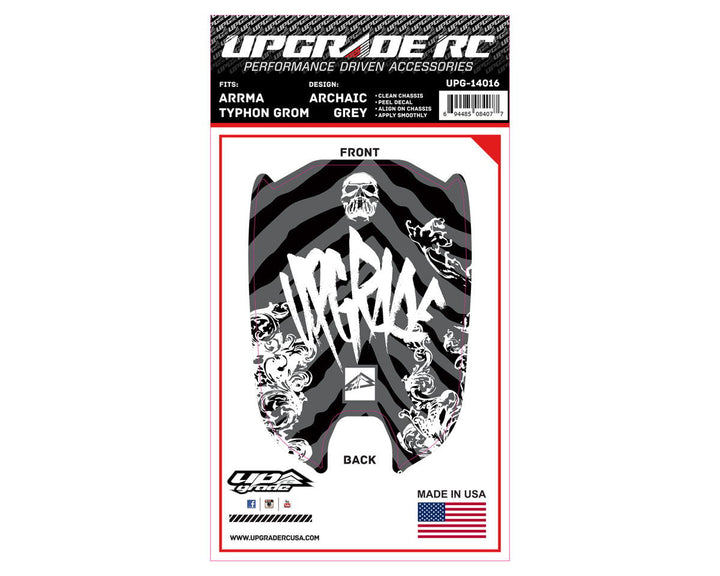 UpGrade RC Chassis Protector for ARRMA™ Typhon Grom (1)