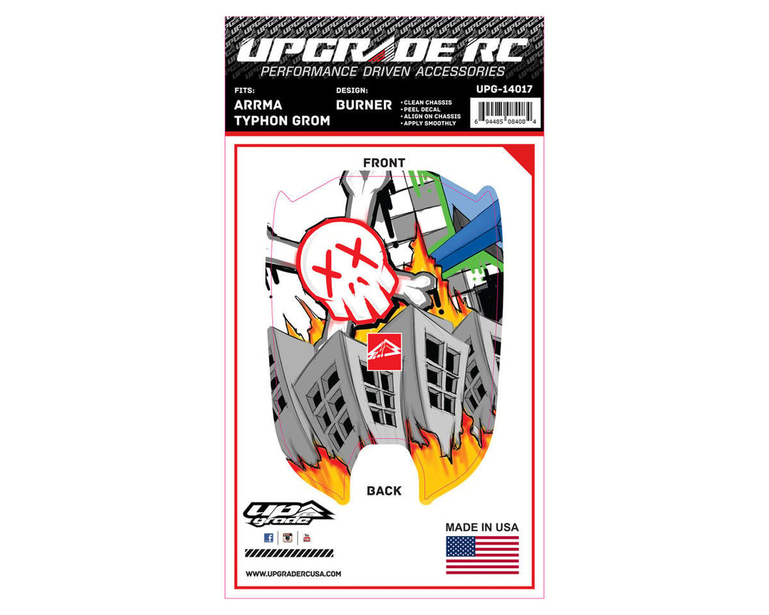 UpGrade RC Chassis Protector for ARRMA™ Typhon Grom (1)