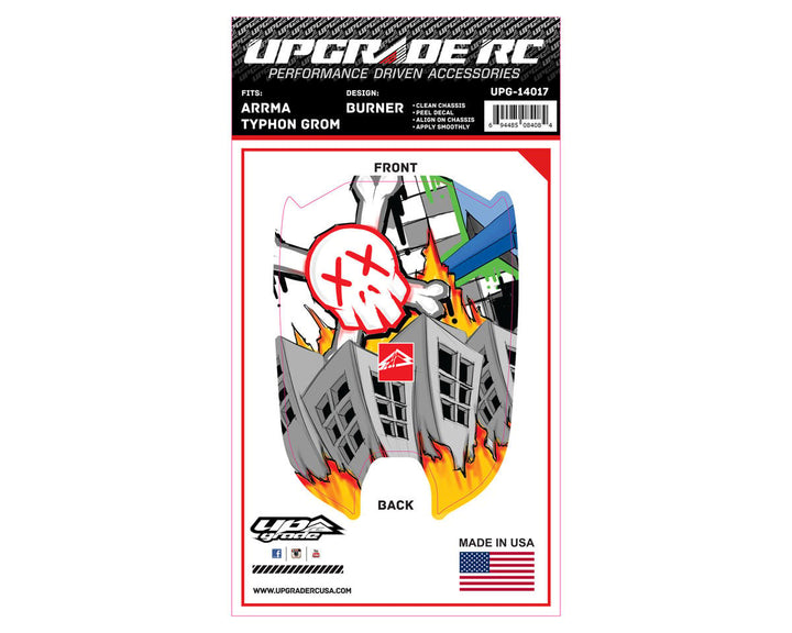 UpGrade RC Chassis Protector for ARRMA™ Typhon Grom (1)