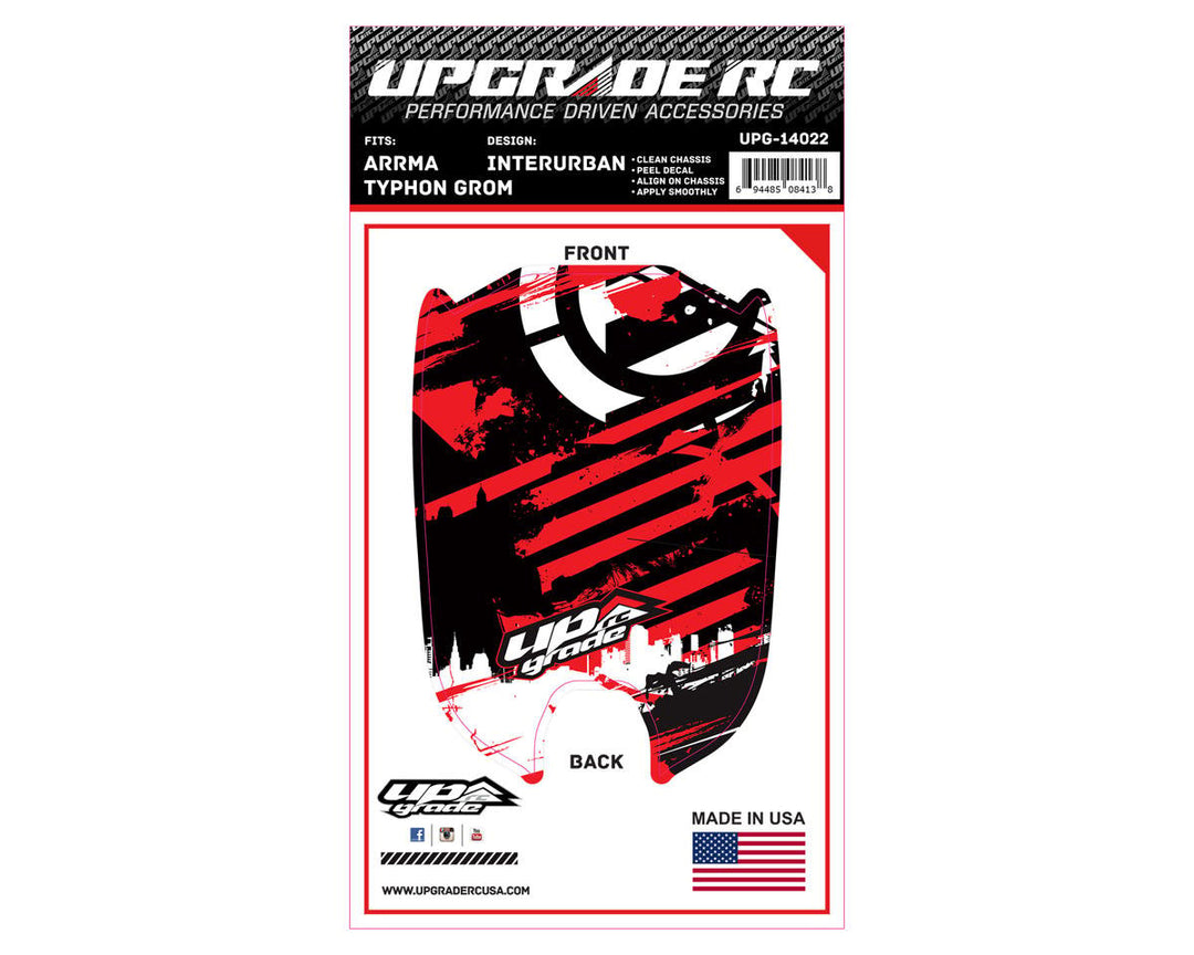 UpGrade RC Chassis Protector for ARRMA™ Typhon Grom (1)