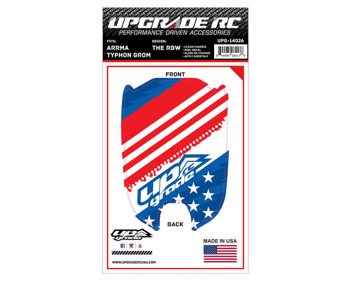 UpGrade RC Chassis Protector for ARRMA™ Typhon Grom (1)