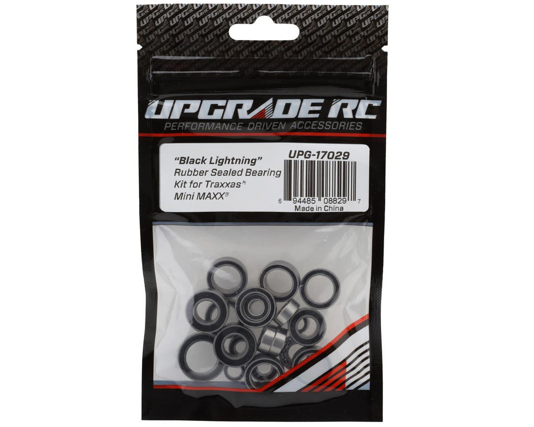 UpGrade RC "Black Lightning" Rubber Sealed Bearing Kit for Traxxas® Mini Maxx® UPG-17029