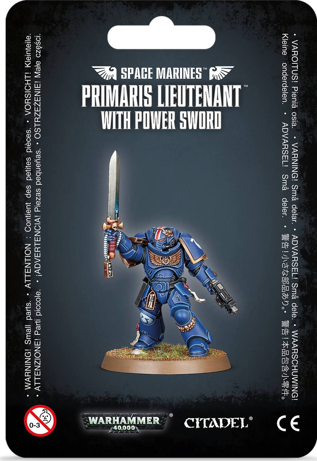 Space Marines: PRIMARIS LIEUTENANT with POWER SWORD