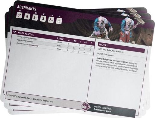 Index Cards: GENESTEALER CULTS