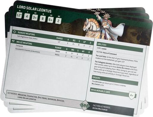 Index Cards: ASTRA MILITARUM