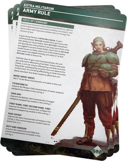 Index Cards: ASTRA MILITARUM