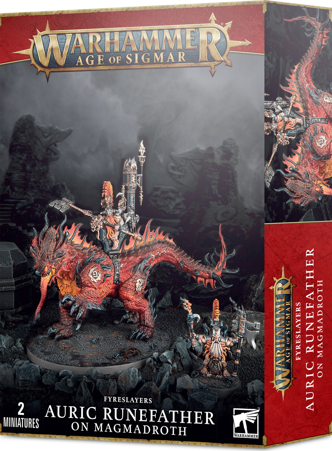 Fyreslayers: AURIC RUNEFATHER-MAGMADROTH