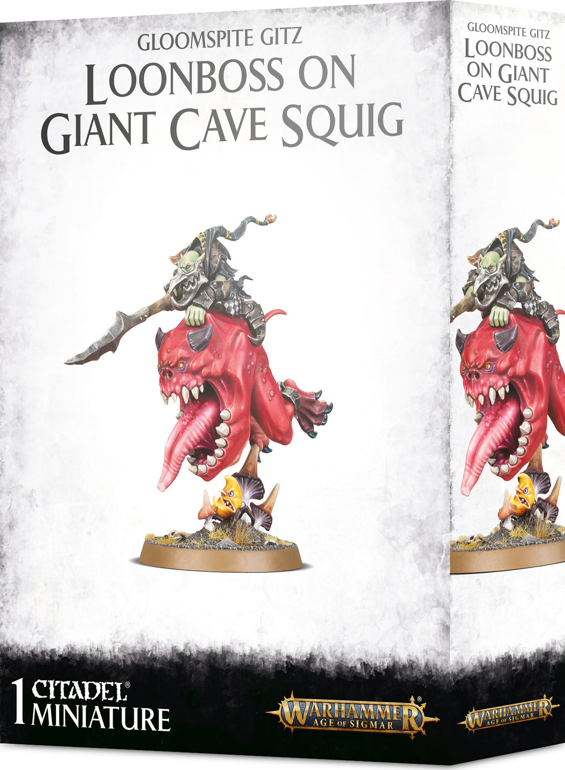 Gloomspite Gitz: LOONBOSS ON GIANT CAVE SQUIG