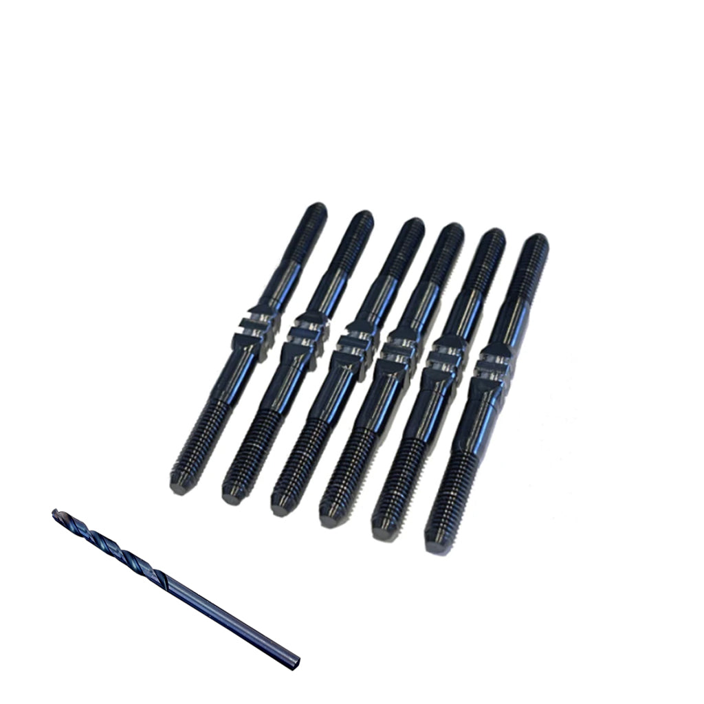 Whitz Racing Whitz- HyperMax 3.5mm Ti Turnbuckle Set-Cougar LD2 WRP-SCHLD2-HM2
