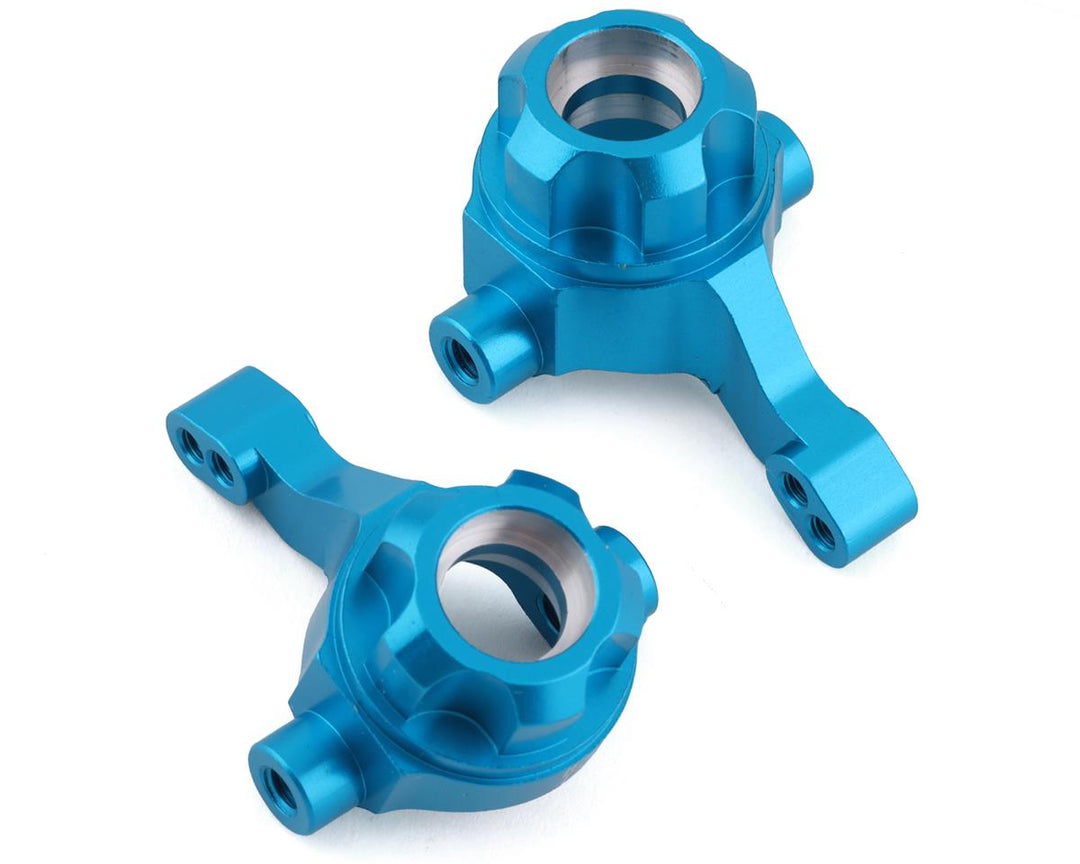 Yeah Racing Tamiya TT-02B Aluminum Steering Knuckles (Blue) (2) TATT-004BU