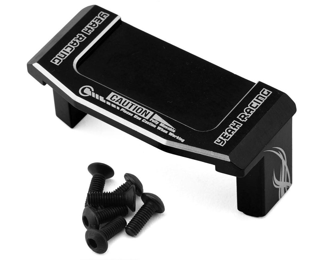 Yeah Racing Tamiya TT-02 CNC-Machined Aluminum Servo Mount (Black) TATT-057BK