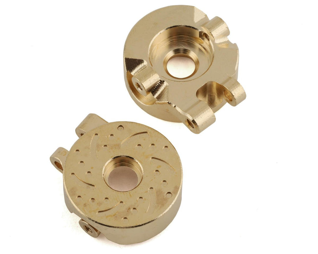 Yeah Racing Traxxas TRX-4M  Brass Steering Knuckles (Gold) (2) (20g)