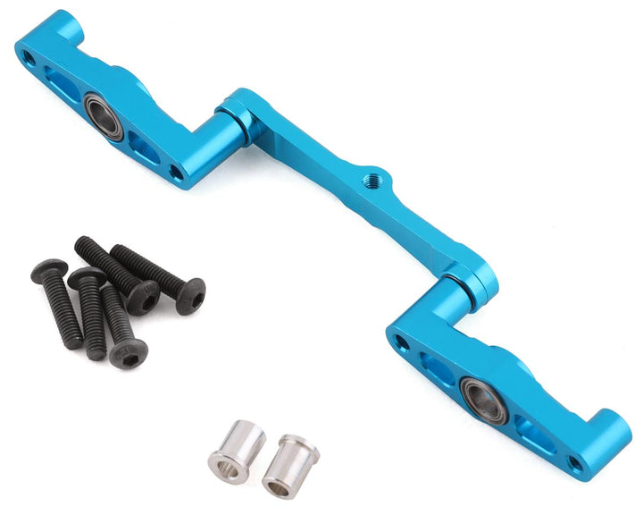 Yeah Racing Tamiya TT-02/TT-02B Aluminum Steering Rack Blue TT02-042BU
