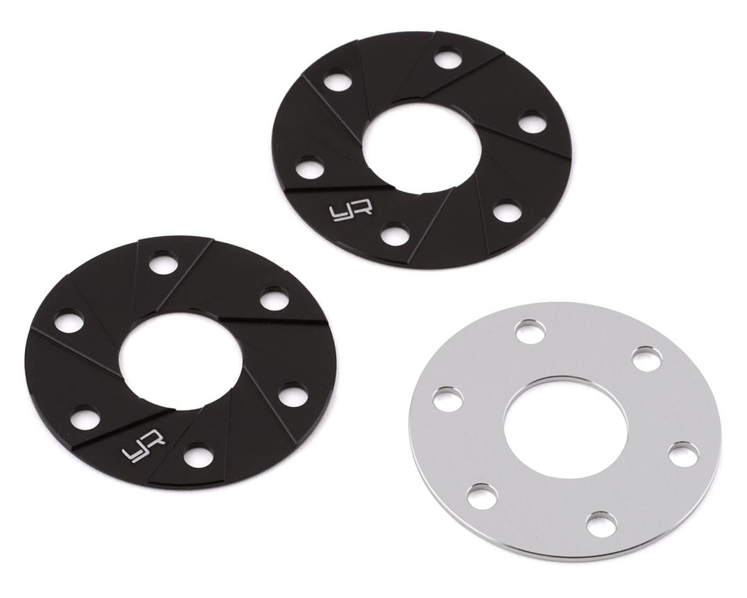 Yeah Racing Aluminum 540 Motor Spacer Heatsink 1mm x 3pcs Black YA-0463BK