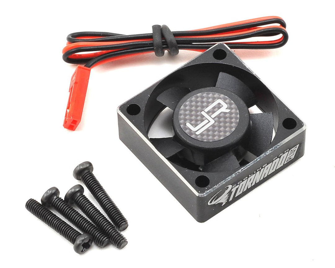 Yeah Racing Tornado Plus Aluminium Case High Speed Cooling Fan 30x30mm YA-0472BK
