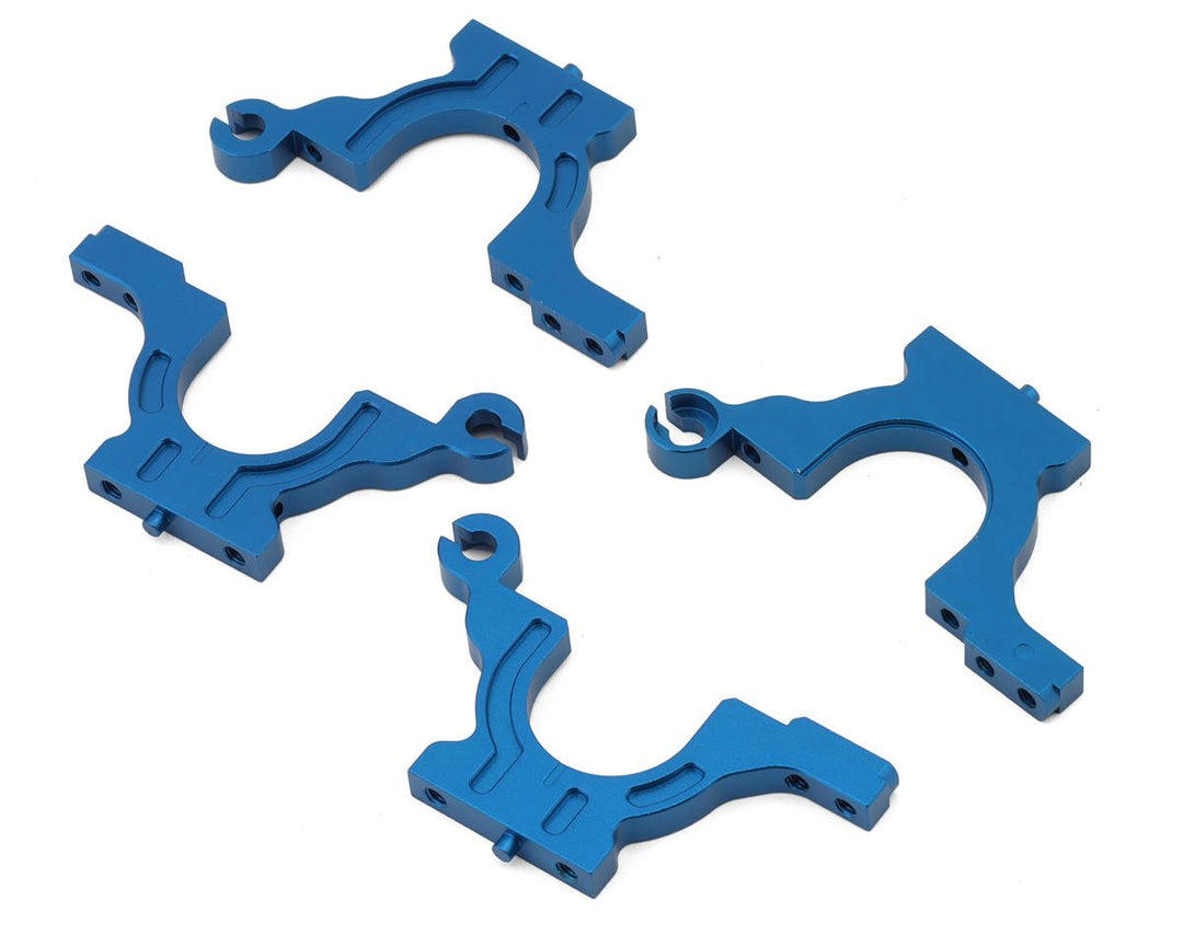 Yokomo Aluminum Lower Bulkhead Set (Blue) (Front/Rear) (RS1.0/2.0) RS-32ALS