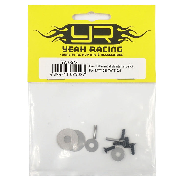 Yeah Racing Gear Differential Maintenance Kit For TATT-020 TATT-021 YA-0578