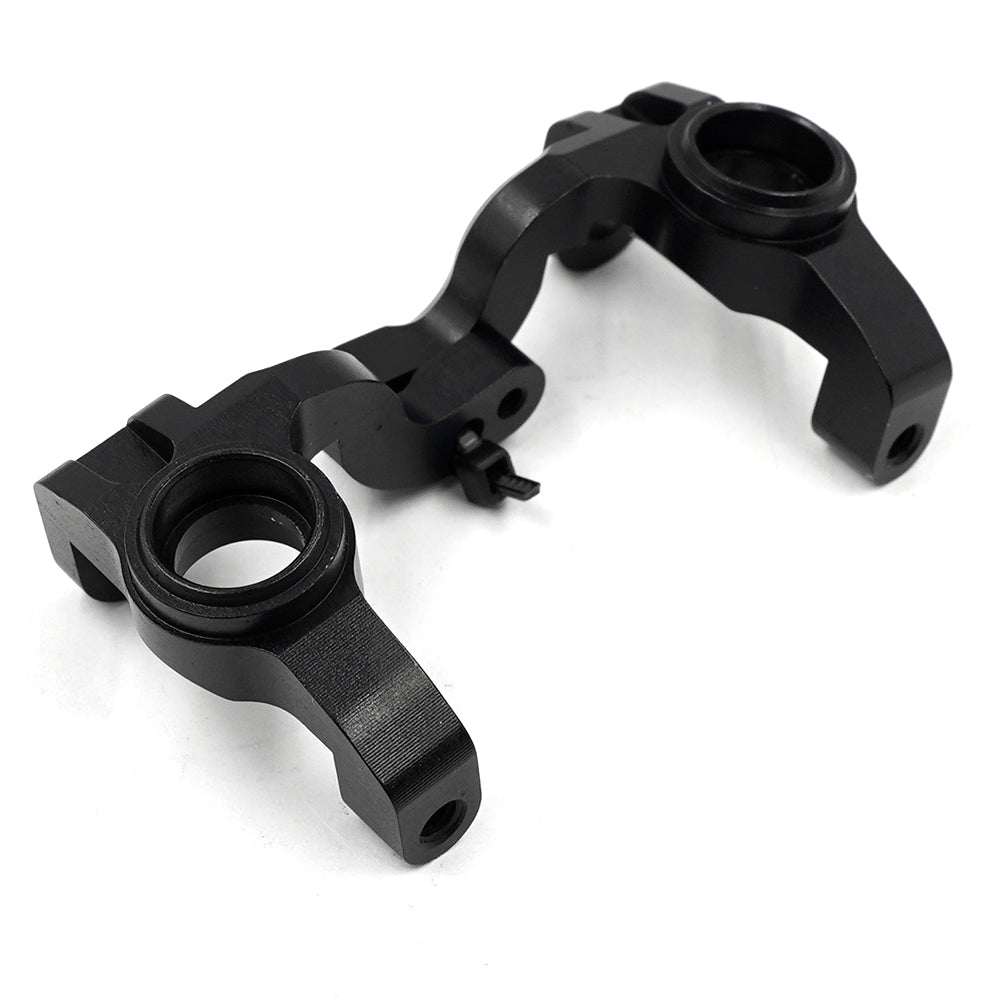 Yeah Racing Aluminum 7075 Front Steering Knuckles Black For Tamiya XV-01 XV-02 TAXV-008BK