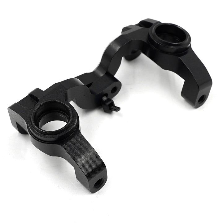 Yeah Racing Aluminum 7075 Front Steering Knuckles Black For Tamiya XV-01 XV-02 TAXV-008BK