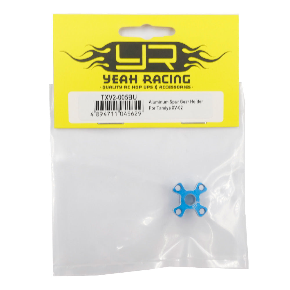 Yeah Racing Aluminum Spur Gear Holder For Tamiya XV-02 TXV2-005BU