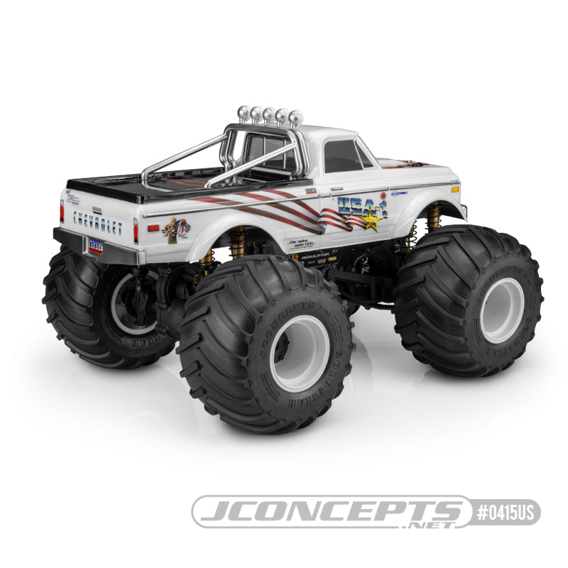 JConcepts 1970 Chevy K10 10.5" Monster Truck Body 0415