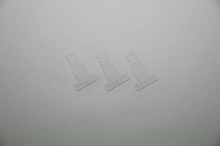 Kyosho Mini-Z (MZW410H) MR03 FRP Rear Suspension Plate (Hard/HM/RM/3 PCS)