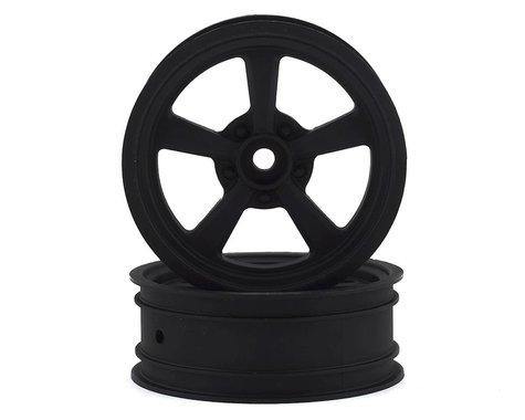 Team Associated DR10 Drag Racing Front Wheels (Black) (2) - Excel RC