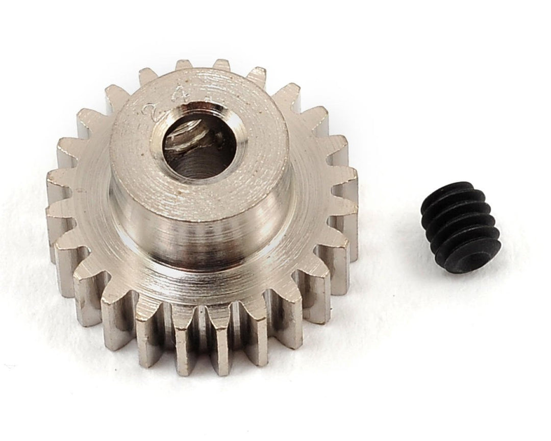 Robinson Racing Nickel-Plated 48 Pitch Pinion Gear 24T