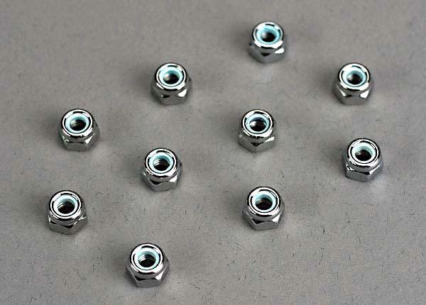 Traxxas 1747 Nuts 4mm nylon locking (10) - Excel RC