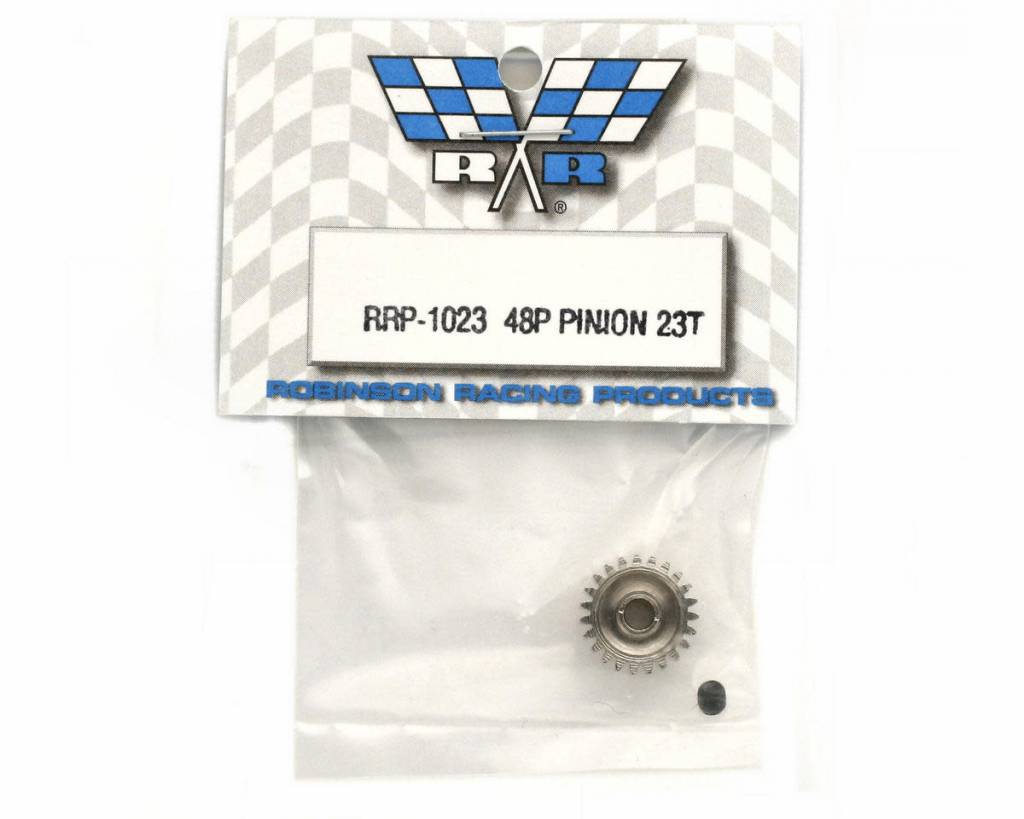 Robinson Racing Nickel-Plated 48 Pitch Pinion Gear 23T