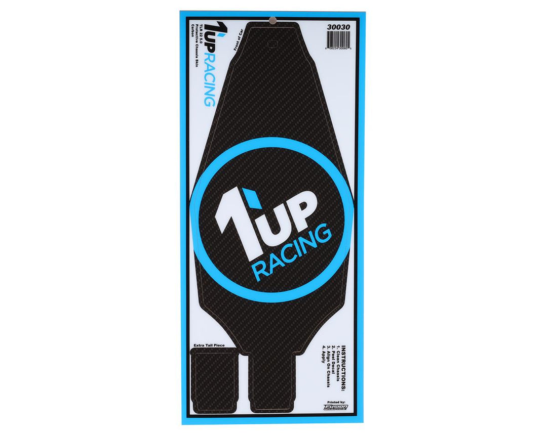 1UP Racing TLR 22 5.0 Chassis Protector Sheet (Carbon) 1UP30030