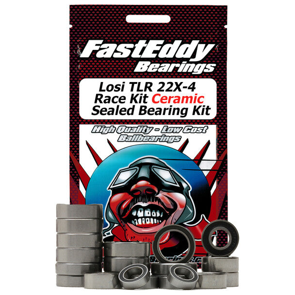FastEddy Losi TLR 22X-4 Race Kit Ceramic Sealed Bearing Kit TFE5948