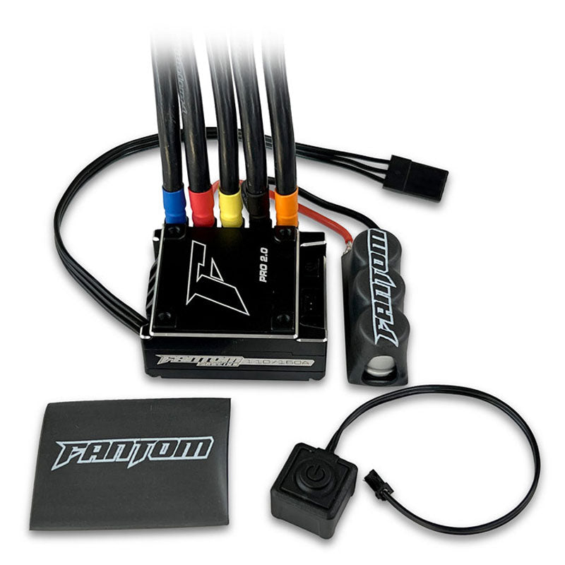 Fantom Racing FR-10 2.0 PRO 1:10 Scale ESC, 160A w/ BLUETOOTH FAN24020
