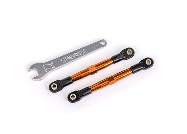 Front Toe Links Tubes Anodized 7075-T6 Aluminum (2) Assembled W/  Wrench 2445(Colors)
