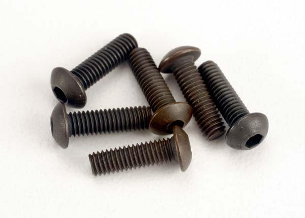 Traxxas 2577 Screws 3x10mm button-head machine (hex drive) (6) - Excel RC
