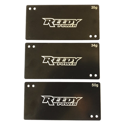 Team Associated Shorty Battery Weight Set, 20g, 34g, 50g 27355