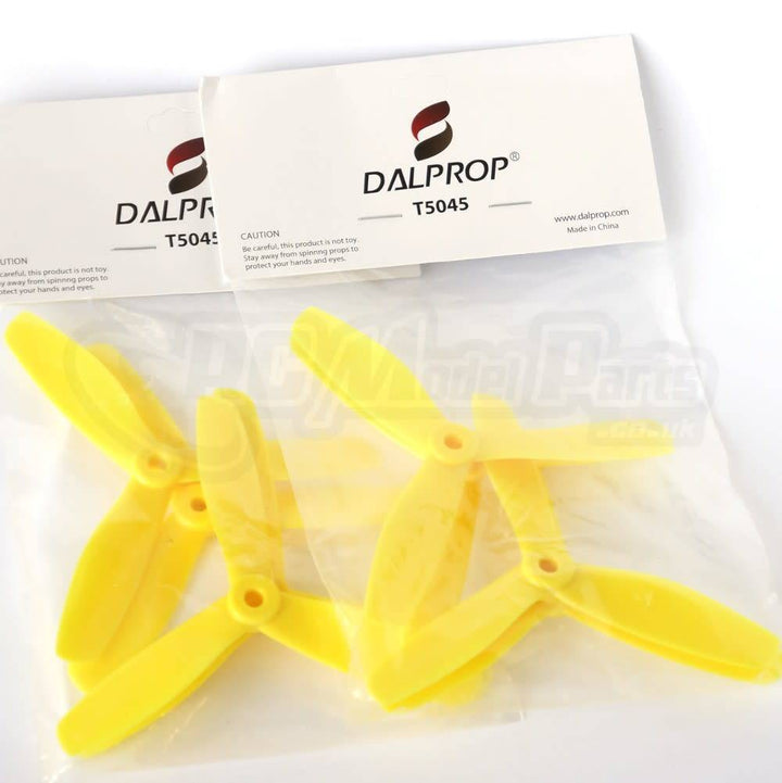 DALprop Tri 3 Blade Bullnose Propellers 2L2R Purple T4045