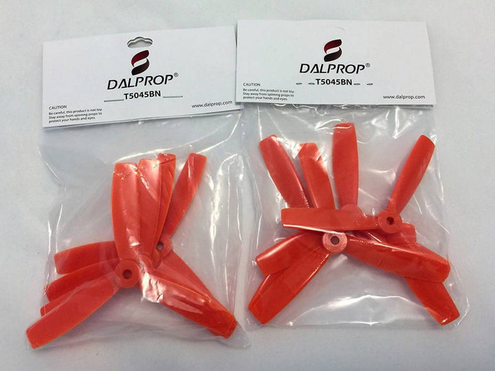 DALprop Tri 3 Blade Bullnose Propellers 2L2R Purple T4045