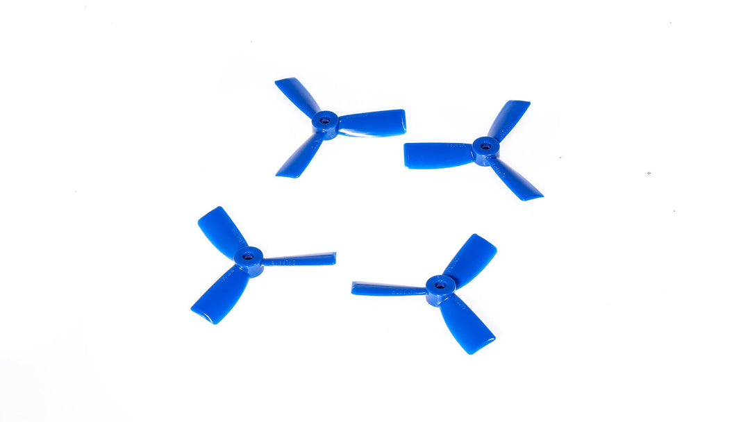 DALprop Tri 3 Blade Bullnose Propellers 2L2R Blue T3045
