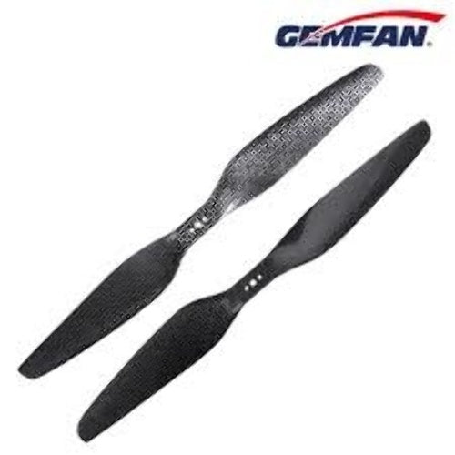 Gemfan Carbon Fiber 2-Blades BLACK Self tightening nut 5030