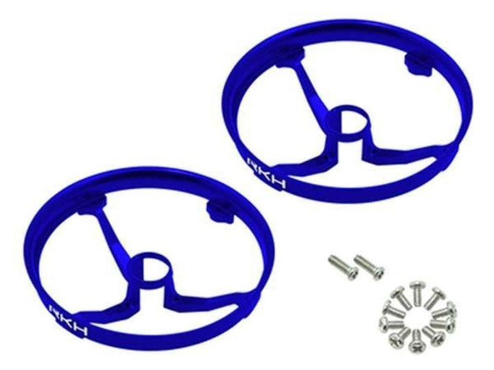 Rakon CNC AL Propeller Guards (Blue) - Blade Inductrix 1 Prop Guard