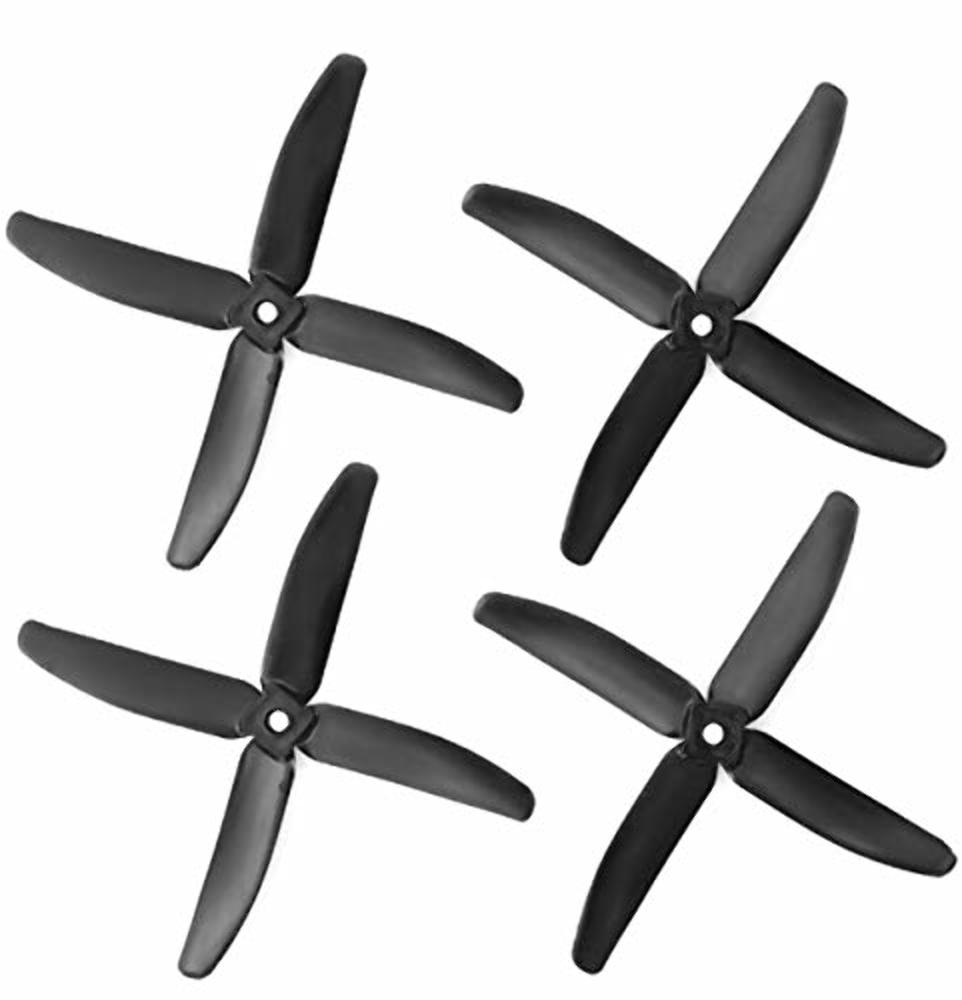 Gemfan GFN 5040 Quad 4 Blade Propellers 2L2R Black