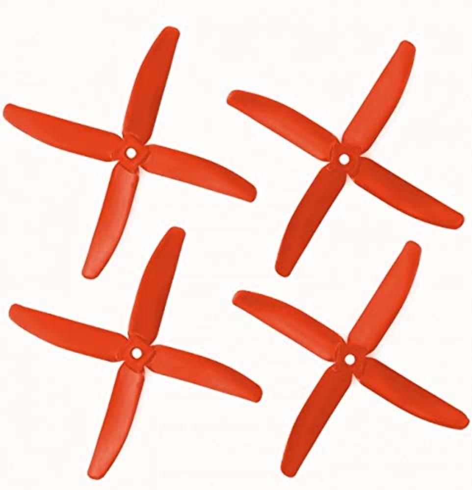 Gemfan GFN 5040 Quad 4 Blade Propellers 2L2R Orange