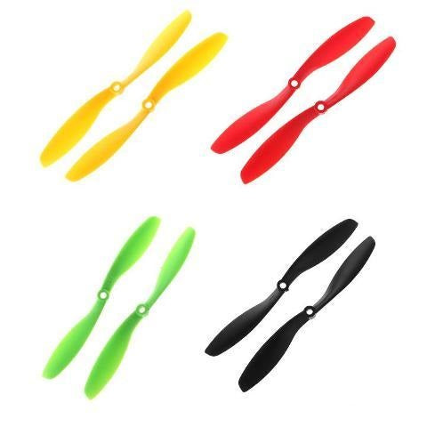Gemfan 2-BLADES ABS For DJI and MultiRotors 1CW 1CCW Red 8045