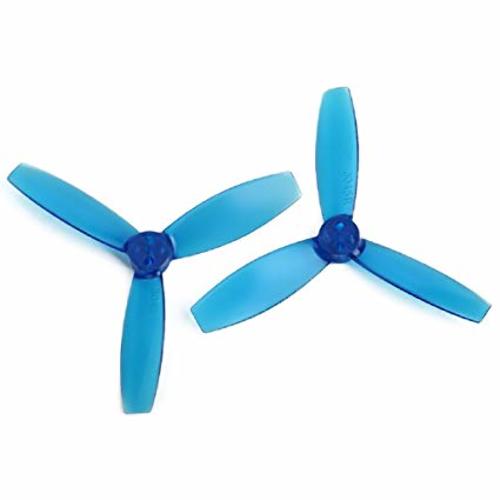 DYS XT3045 Tri 3 Blade V2 Propellers 3 HOLE 1L1R Blue