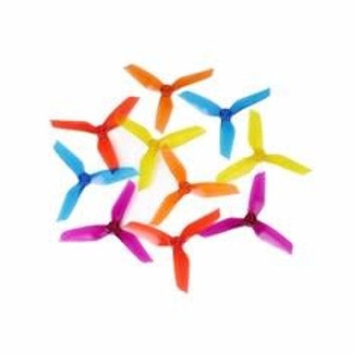 DYS 3-Blade 5045 5x4.5 Bullnose Propeller CW CCW 1 Pair XT5045-Crystal Yellow