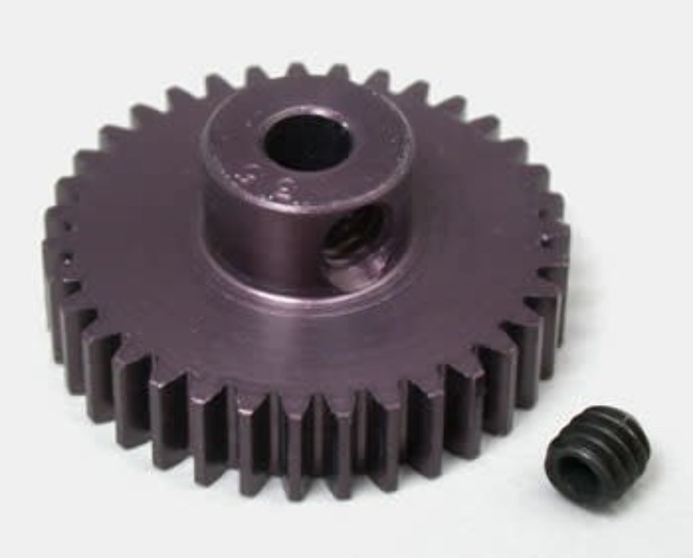Robinson Racing Nickel-Plated 48 Pitch Pinion Gear 38T