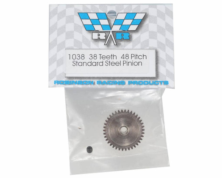 Robinson Racing Nickel-Plated 48 Pitch Pinion Gear 38T