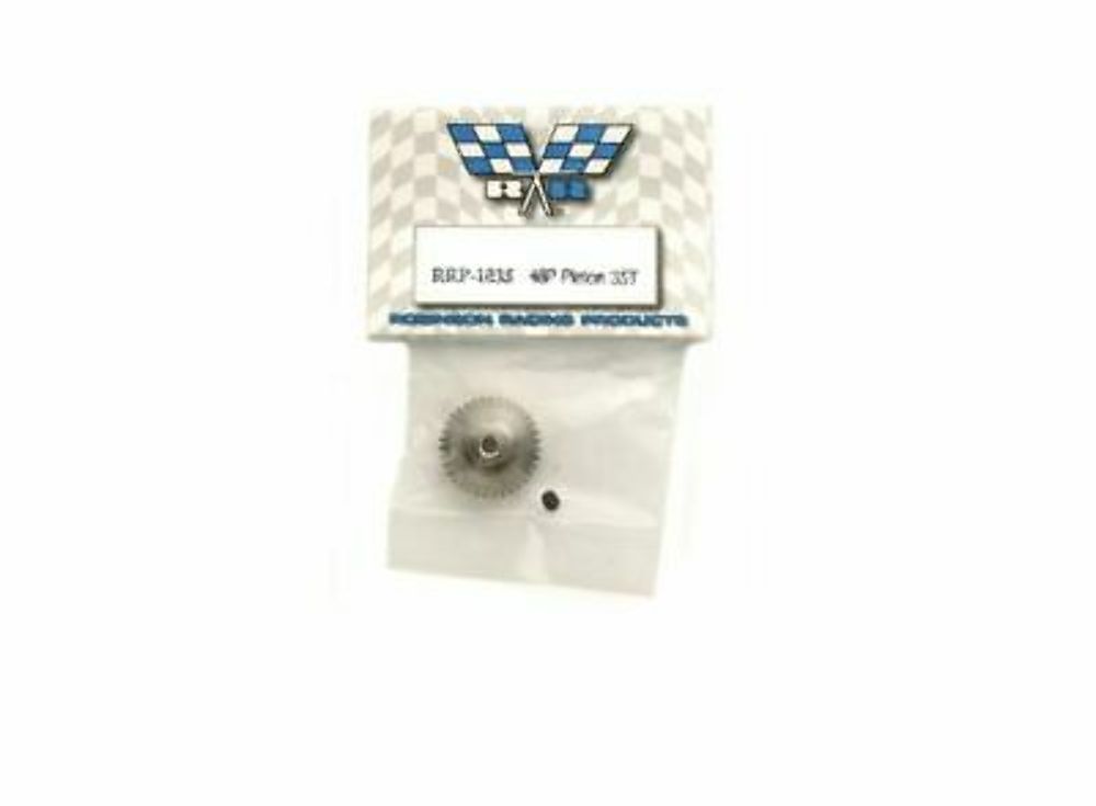 Robinson Racing Nickel-Plated 48 Pitch Pinion Gear 35T