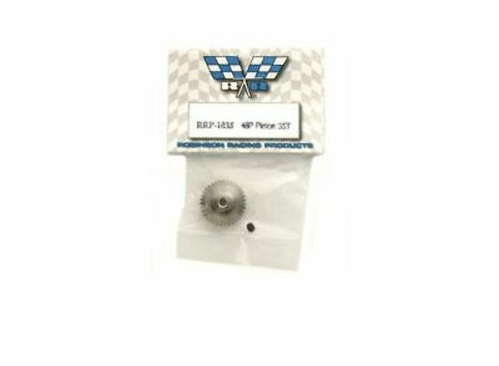 Robinson Racing Nickel-Plated 48 Pitch Pinion Gear 35T